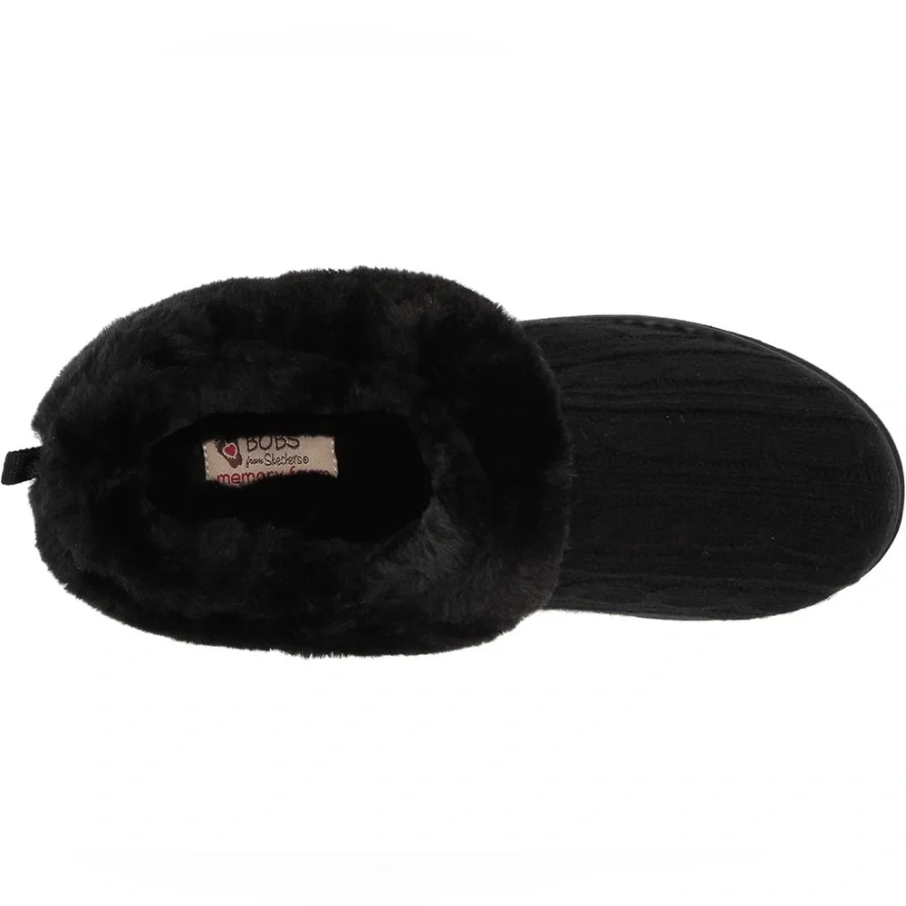 NWOT Skechers Women's Ice Angel Slipper Shoes Black 9 - Picture 6 of 16